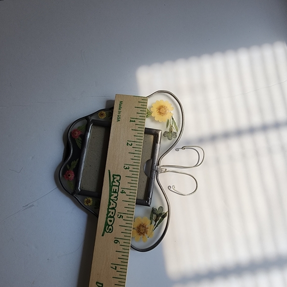 Pressed flower butterfly frame vintage - Picture 7 of 12